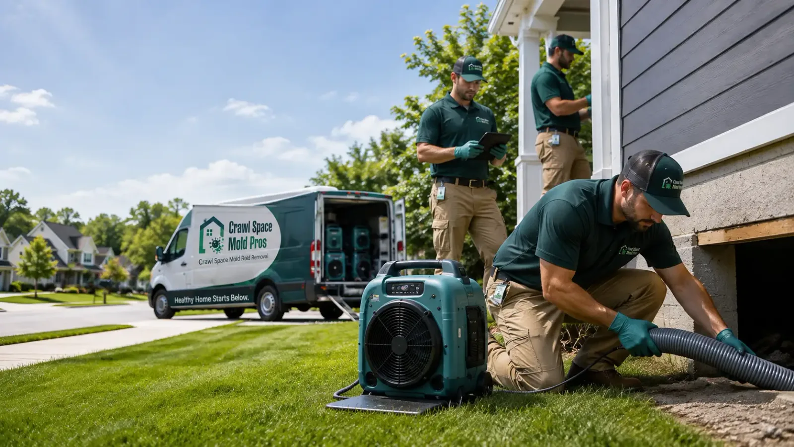Crawl Space Mold Removal in Comfort, WV